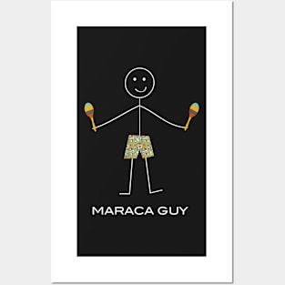 Funny Mens Maraca design Posters and Art